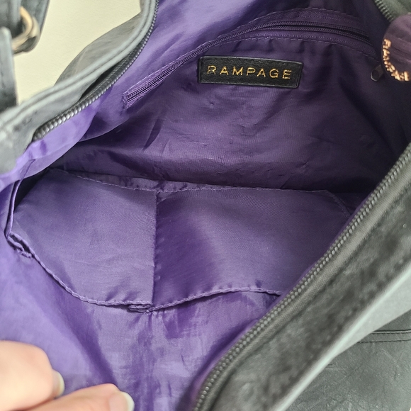 RAMPAGE Faux Leather Crossover Bag - Picture 3 of 6